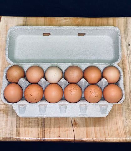 1 Dozen Brown Chicken Eggs